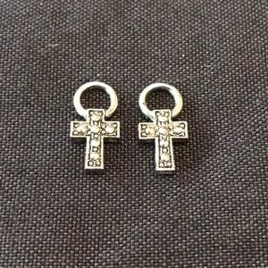 1980’s Cross Charm/Pendant. Silver-tone from Avon. Set of 2!
